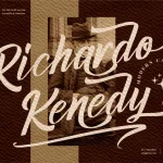 Richardo Kenedy Font - Fonte Grátis Richardo Kenedy Font