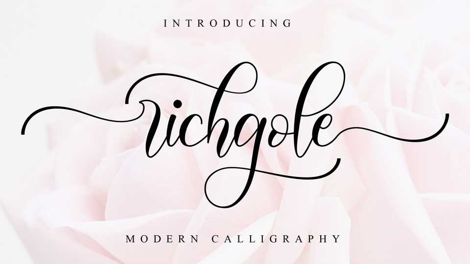 Richgole Script Font › Fontesk