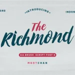 Richmond Brush Font