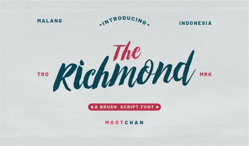 Richmond Brush Font