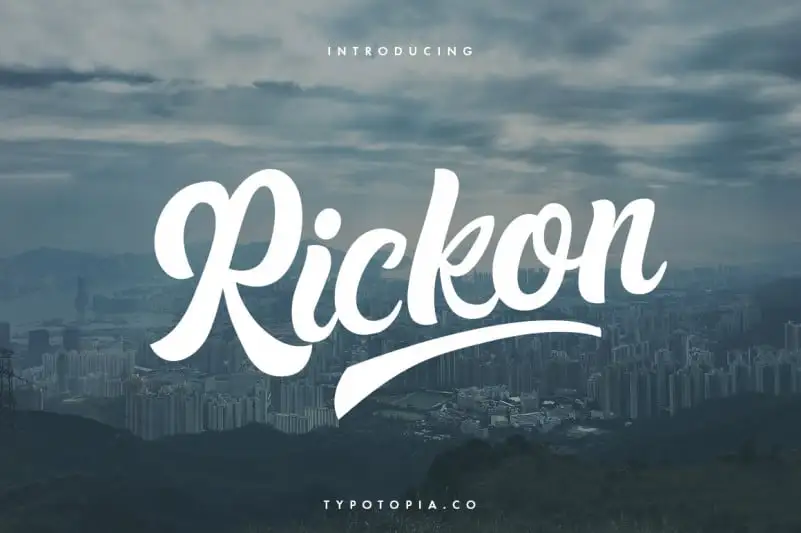 Rickon Script Font
