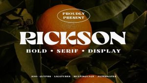 Rickson Font › Fontesk