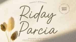 Riday Parcia Font › Fontesk