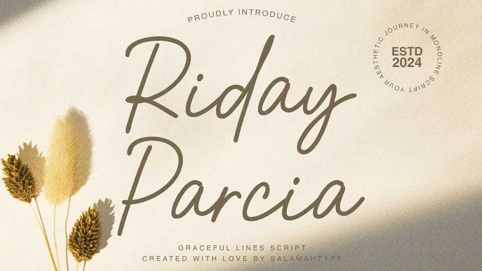 Riday Parcia Font › Fontesk