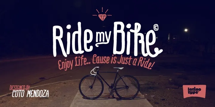 Ride my Bike Font Family