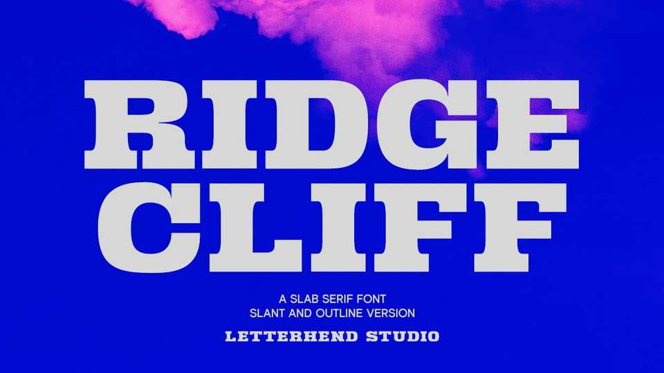 Ridge Cliff Font › Fontesk