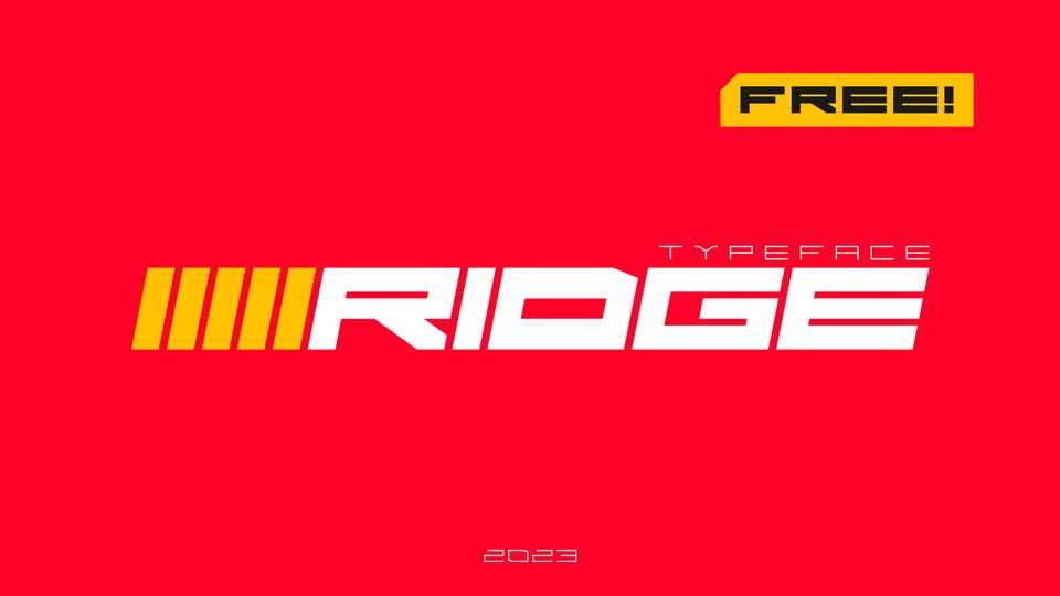 Ridge Font › Fontesk
