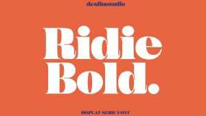 Ridie Font › Fontesk