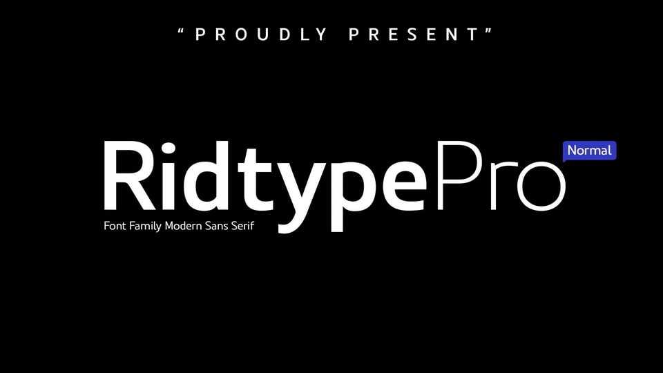 Ridtype Pro Font › Fontesk