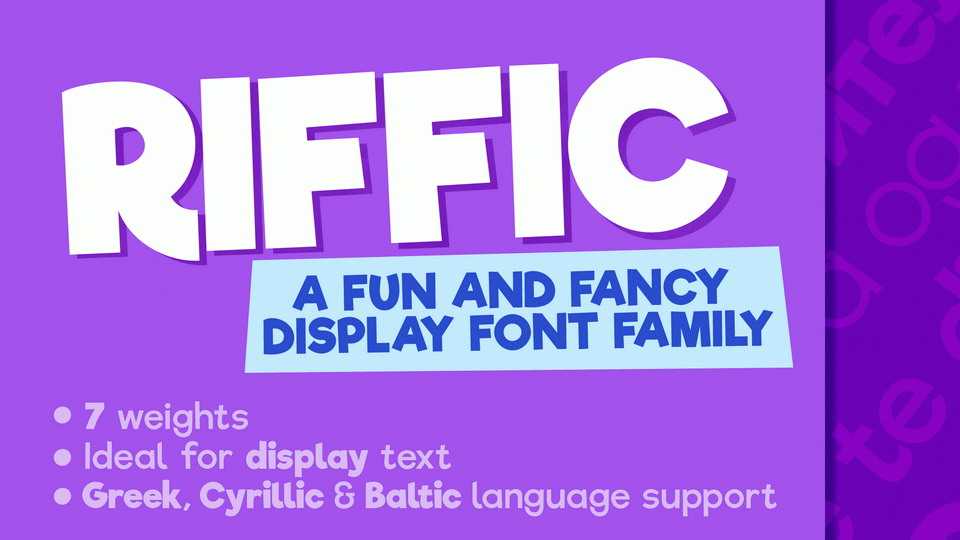 Riffic Font › Fontesk