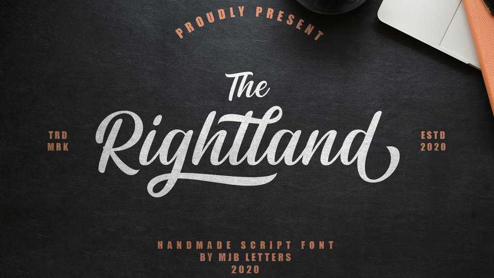 Rightland Script Font › Fontesk