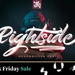 Rightside Brush Font