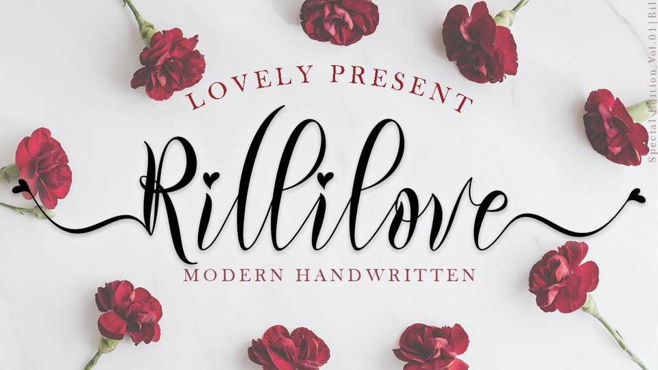 Rillilove Script Font › Fontesk
