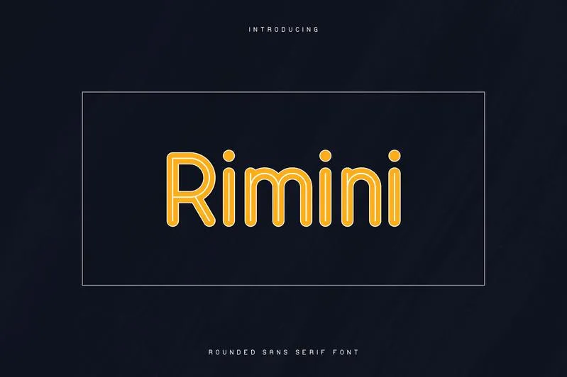 Rimini Sans Serif Font