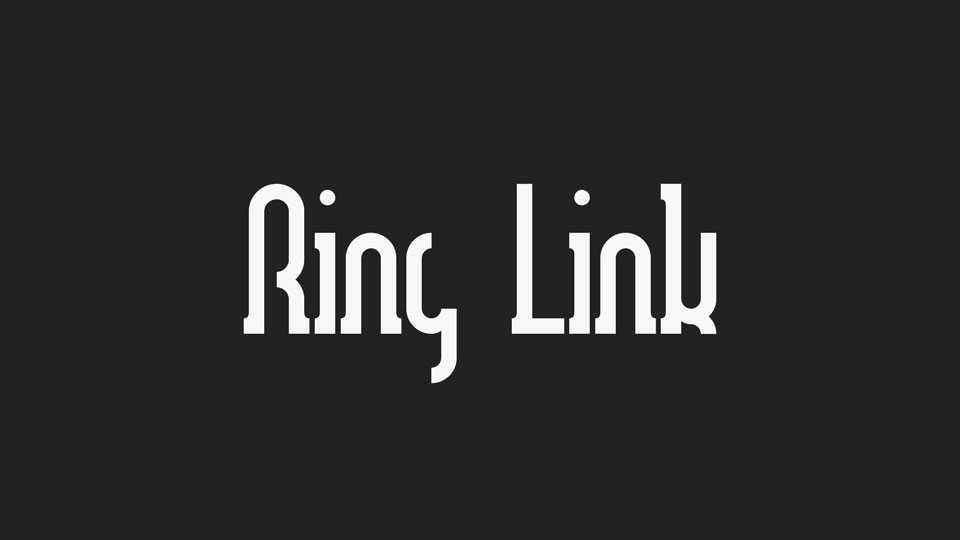Ring Link Font Family › Fontesk