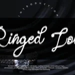 Ringed Love Handwritten Font