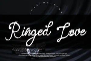 Ringed Love Handwritten Font