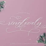 Ringlovely Calligraphy Font