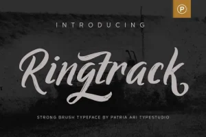 Ringtrack Brush Font
