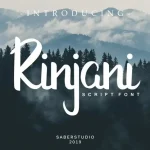 Rinjani Script Font
