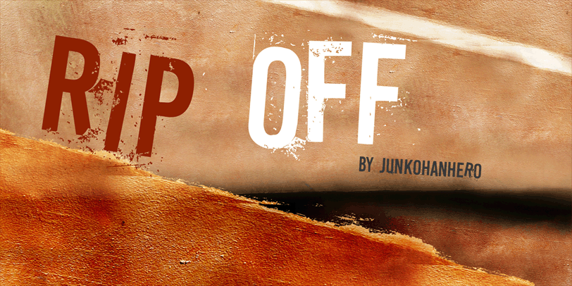 Rip-off Font