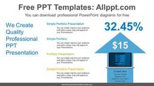 Rising Arrow PowerPoint Template