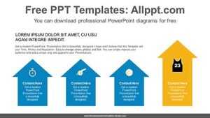 Rising Arrows PowerPoint Diagram
