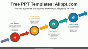 Rising Circle PowerPoint Diagram Template