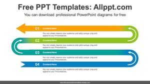 Rising Curve Snake Arrow PPT Diagram