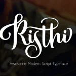 Risthi Script Font