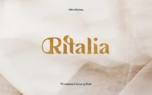 Ritalia Serif Font
