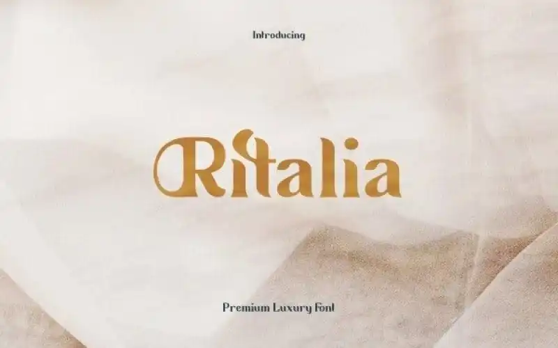 Ritalia Serif Font