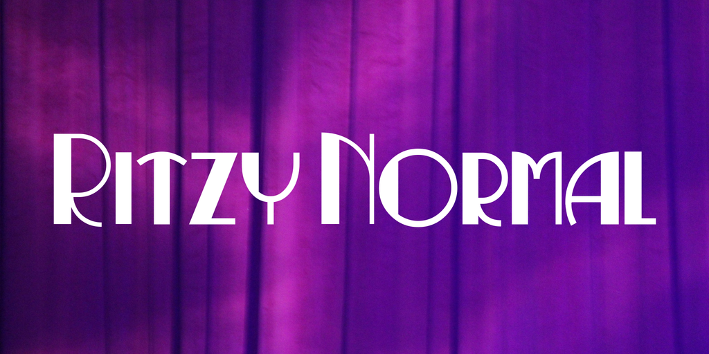 Ritzy Normal Font