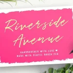 Riverside Avenue Script Font