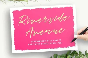 Riverside Avenue Script Font