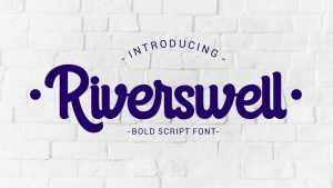 Riverswell Script Font › Fontesk
