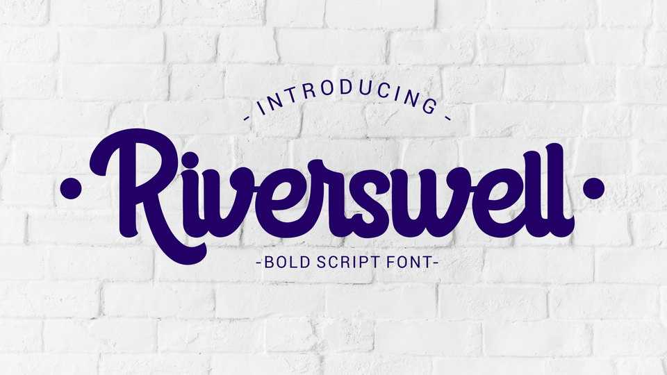 Riverswell Script Font › Fontesk