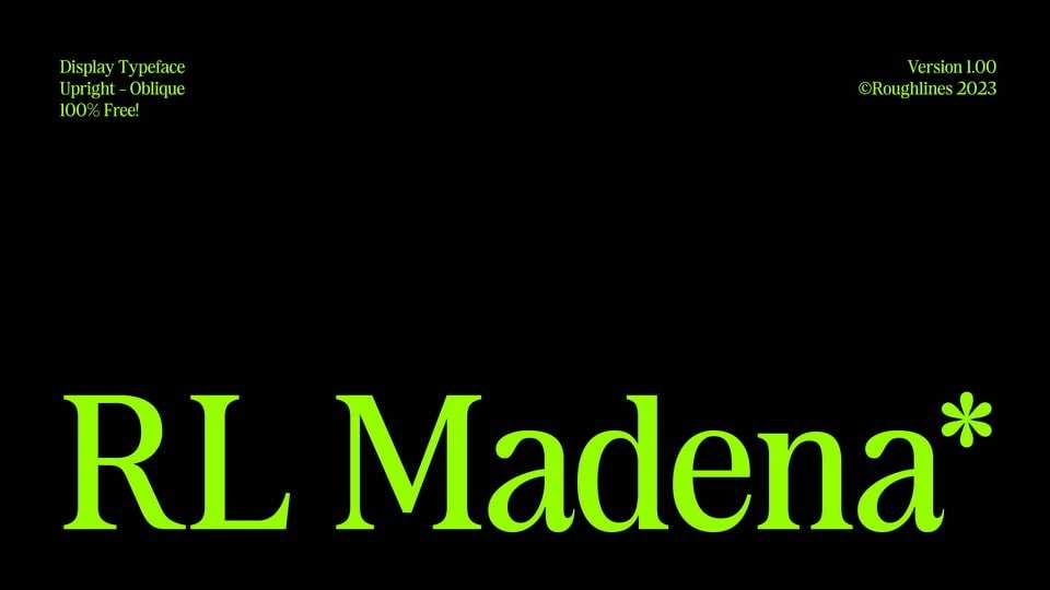 RL Madena Font › Fontesk