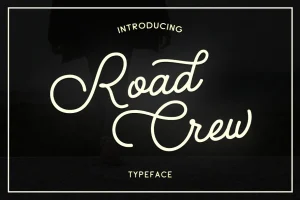 Road Crew Script Font
