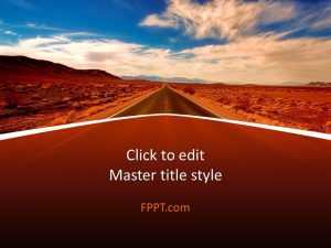 Road PowerPoint Template