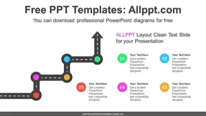 Roadmap Arrow PowerPoint Diagram Template