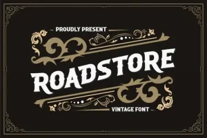 Roadstore Display Font