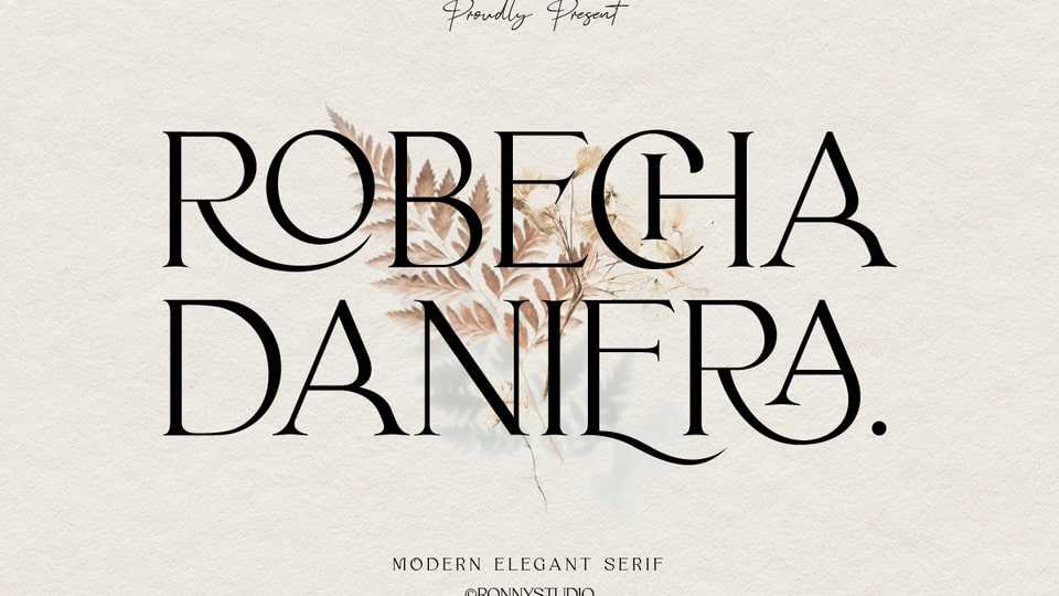 Robecha Daniera Font › Fontesk