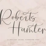 Roberts Humter Script Font