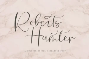 Roberts Humter Script Font
