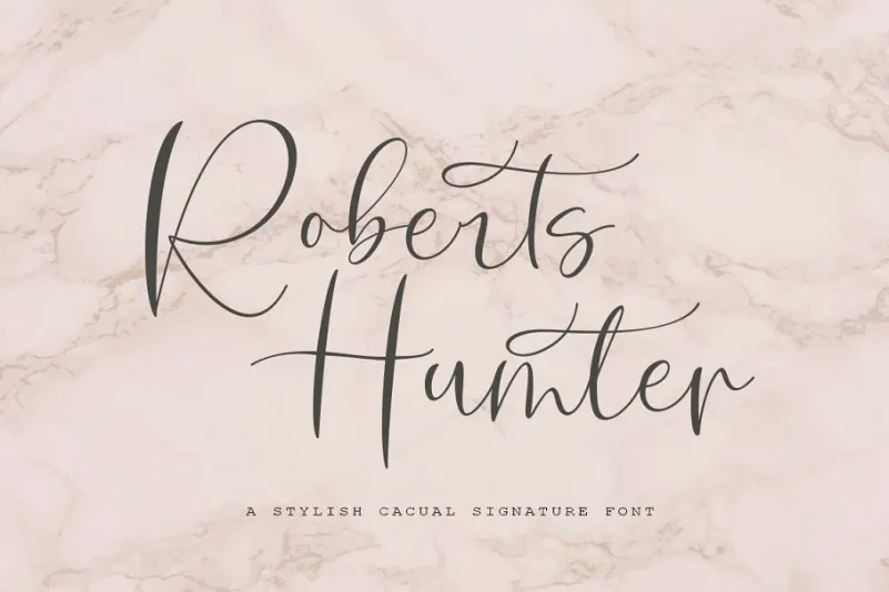 Roberts Humter Script Font