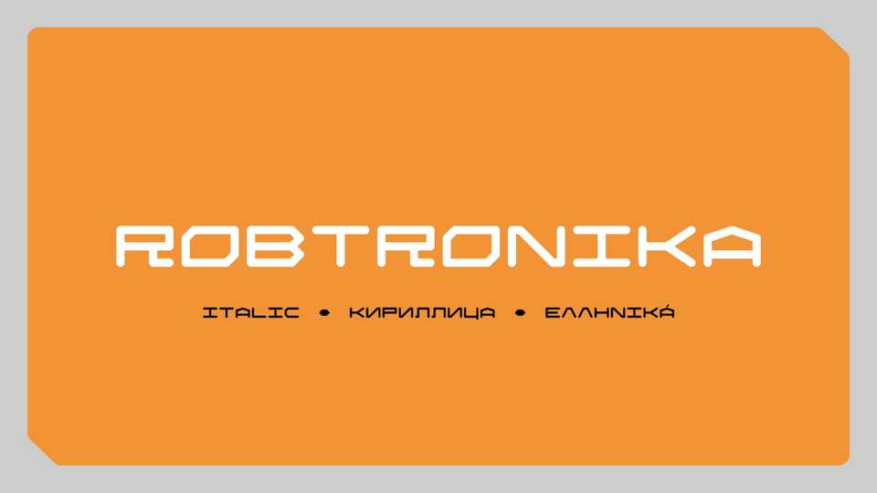 Robtronika Font › Fontesk