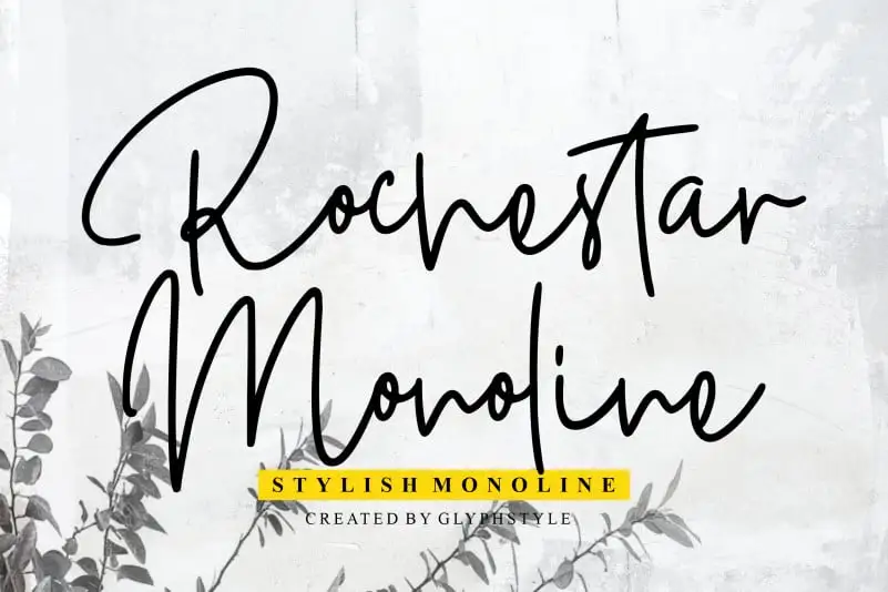 Rochestar Stylish Handwritten Font