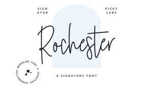 Rochester Signature Font › Fontesk