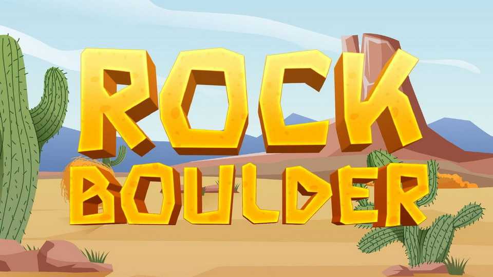 Rock Boulder Font › Fontesk